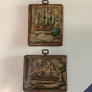 1950’s decoupage plaques